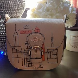 COACH OUTLET X JEAN MICHEL BASQUIAT KLEO SHOULDER BAG